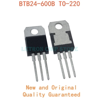 ชิปเซ็ต Ic Btb24-600b To220 Btb24-600 Btb24 600b Para-220 Novo E 10 ชิ้น