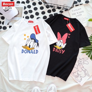 เสื้อยืด ลาย DONALD DAISY เสื้อคู่ โปโล