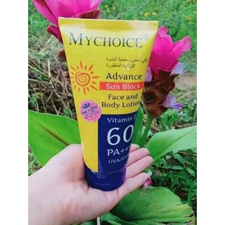 #กันแดดมายช็อยส์ SPF 60 🌞🌞ป้องกันแดดมาทำร้ายผิว แถมบำรุงผิวในตัว
เกลี่ยง่าย บางเบา ไม่เหนียว ไม่วอก ไม่ติดขน