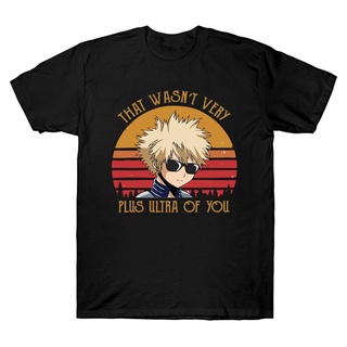 【พร้อมส่ง】เสื้อยืดมีฮู้ด พิมพ์ลาย Bakugou Katsuki Swea My Hero Academia That Wasnt Very Plus Ultra of You สําหรับผู้ชาย