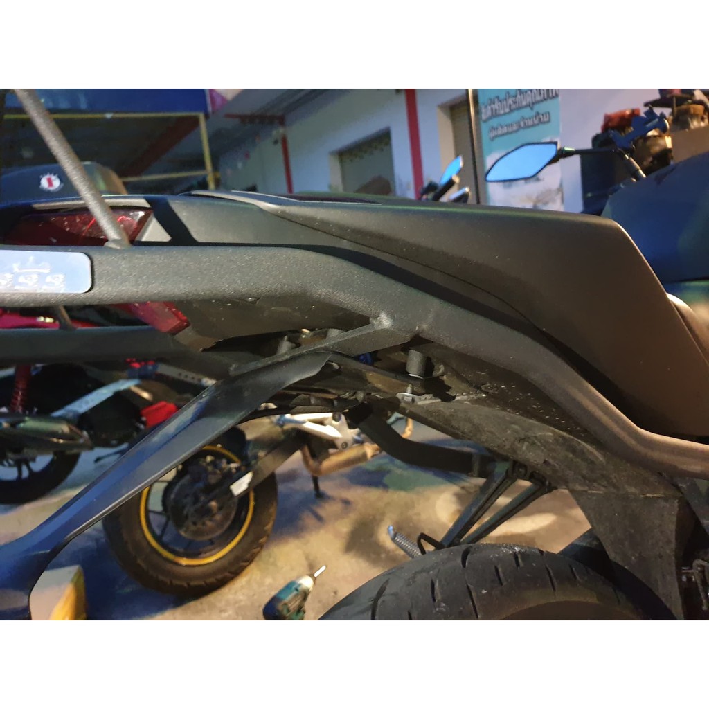 Rear Rack แร็คหลัง แร็คท้าย ตะแกรงท้าย ตะแกรงหลัง YAMAHA MT03 / R3  (2016-2024) เหล็กหนา 3 มม. แข็งแรง ตะแกรงหลัง ราคา ถูกที่สุด ดีลบีเคเค แกลเลอรีภาพที่ 5