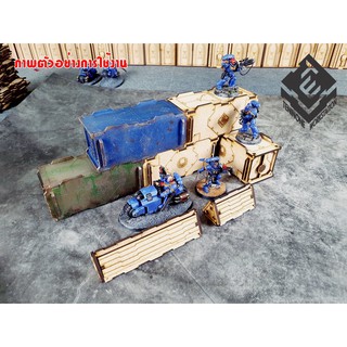 Containers ชุดประกอบฉากจำลอง for Warhammer 40k