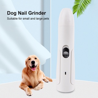 Pets Shop Dog Nail Grinder USB Charging Electric Trimmer with 3 Ports for Small Large Dogs Cats