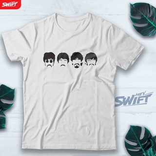 [COD]เสื้อยืด พิมพ์ลาย The BEATLES SILHOUETTE DISTROS-5XL