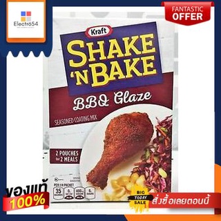 คราฟท์เชคแอนด์เบค Bbq Glaze ผงเคลือบปรุงรส 170 กรัม/Kraft Shake n Bake Bbq Glaze Seasoned Coating Mix 170gKraft Shake 