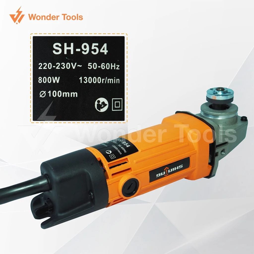 SHINING เครื่องเจียร์ไฟฟ้า 4 นิ้ว 800W รุ่น SH-954 thumbnail 5