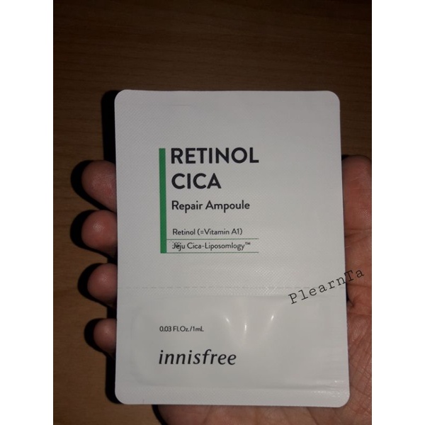 [ของแท้ 100%] แอมพูลบำรุงผิวหน้า innisfree Retinol Cica Repair Ampoule (1 ml.)