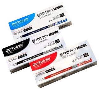 ZUIXUA ปากกาเจล 0.38 (12ด้่ม)(พร้อมส่ง)