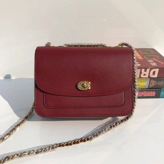 Coach Madison Shoulder bag leather Red color