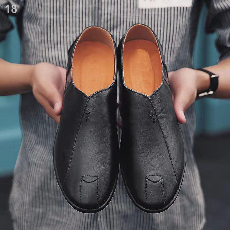 ♘ Spot   รองเท้าฤดูใบไม้ผลิใหม่ผู้ชายอังกฤษธุรกิจสบาย ๆ รองเท้าหนังขับรถหรือทำงาน - รูปที่ 5