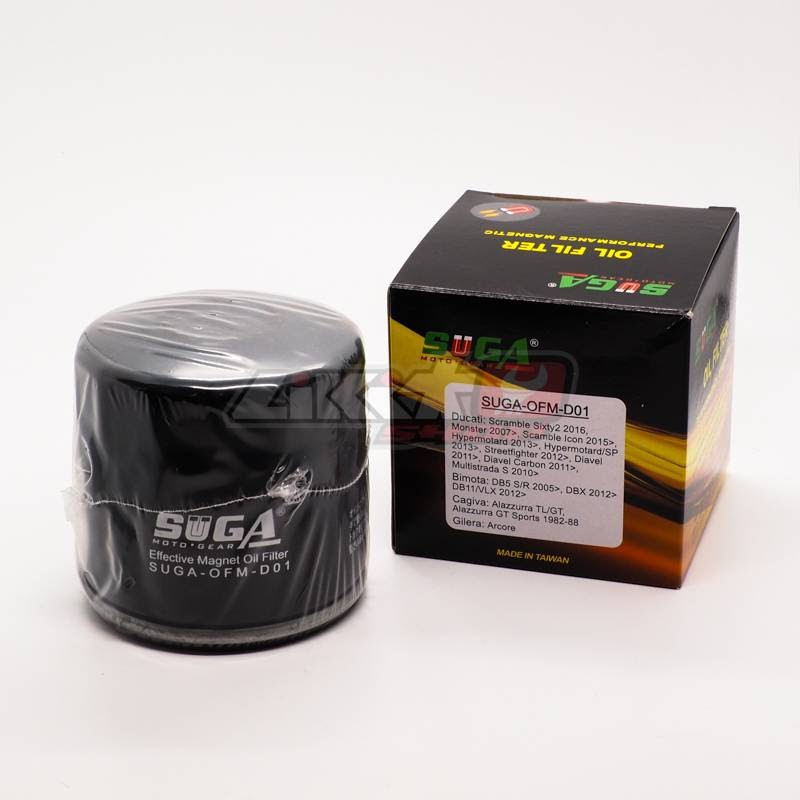 SUGA OFM-D01 กรองน้ำมันเครื่องแม่เหล็ก DUCATI