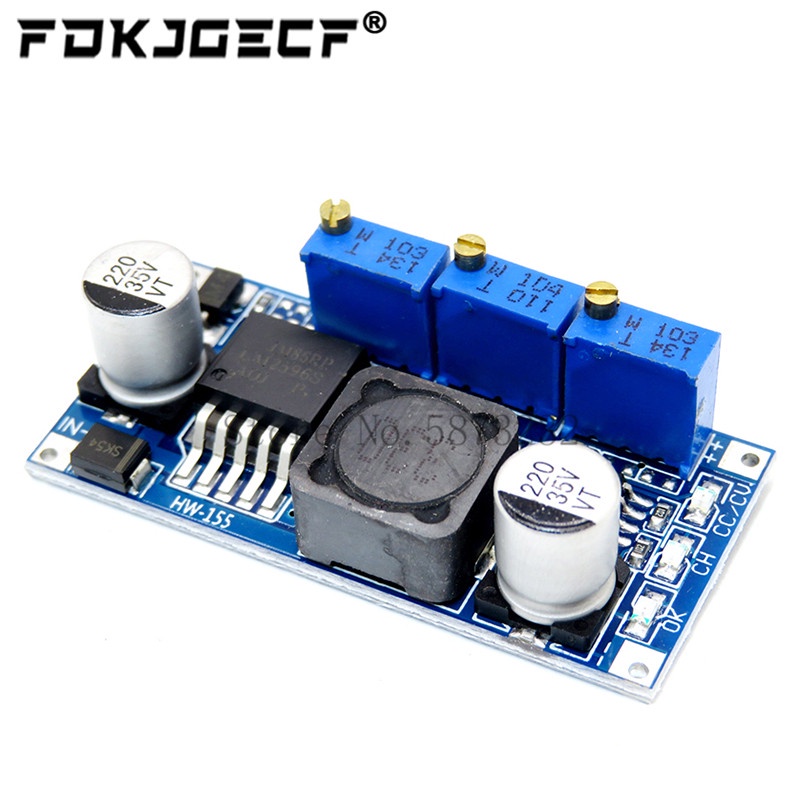 LM2596 LED Driver DC-DC Step-down ปรับ CC/CV โมดูลแหล่งจ่ายไฟแบตเตอรี่ Charger ปรับ LM2596S คงที่ Cu