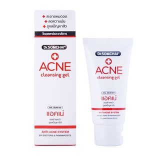 ดร.สมชาย Acne Cleansing Gel เจลล้างหน้า สำหรับผิวมันและผู้ที่มีปัญหาสิว