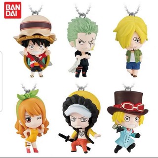 One Piece stamped Keychain พวงกุญแจ Mini Figure ลิขสิทธิ์แท้