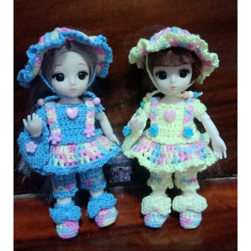 ชุดเสื้อผ้าตุ๊กตาbjd13ข้อต่อขนาด16ซม.