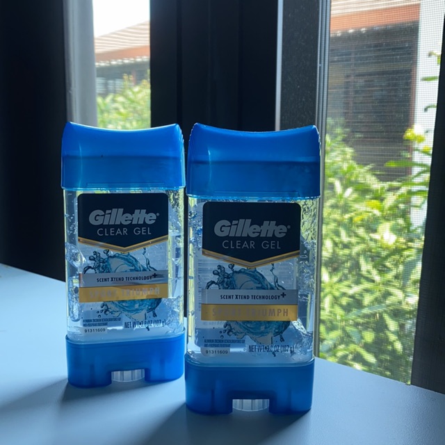Gillette clear gel กลิ่น sport triumph
