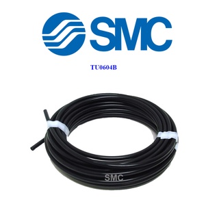 SMC Air Hose Polyurethane TU Series สายลมโพลียูรีเทน ขนาด 6 mm สีดำ