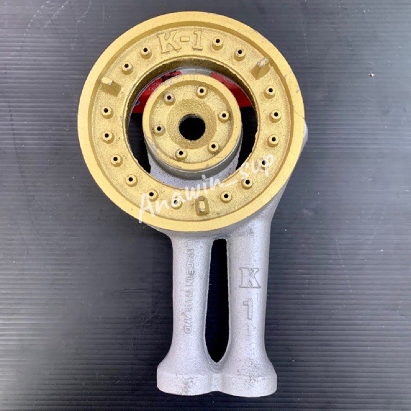 อะไหล่หัวเตาแก๊ส หัวเหล็กหล่อ ท่อยาว 9 นิ้ว หัวเฟือง130mm