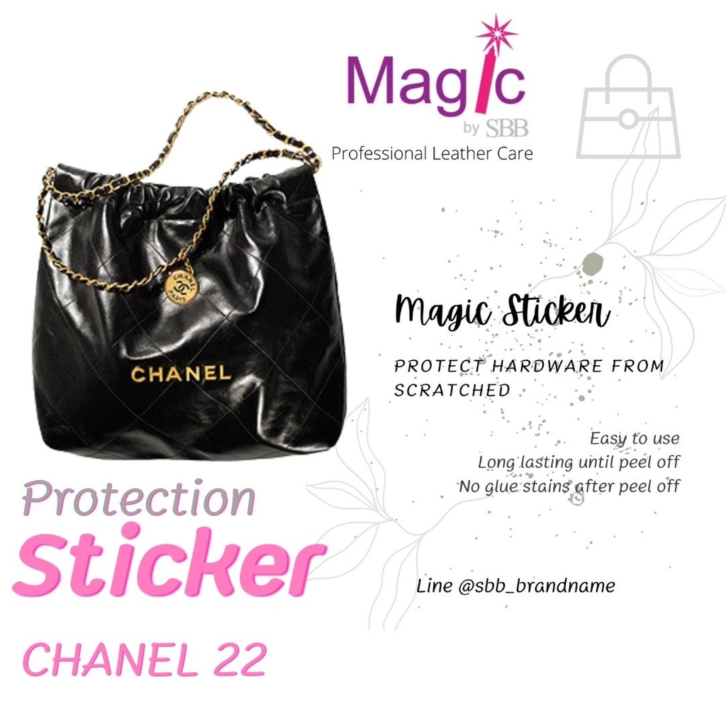 ฟิล์มกันรอย สติ๊กเกอร์กันรอย C22 Bag Small & Medium ครบชุด