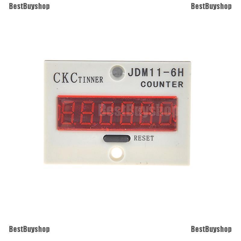 JDM11-6H 6 Digits Display Electronic Counter Relay Control DC 24V DD