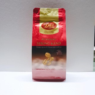 กาแฟลาว เมล็ดกาแฟคั่วบดเป็นเม็ด สีแดง 200g Dao Coffee