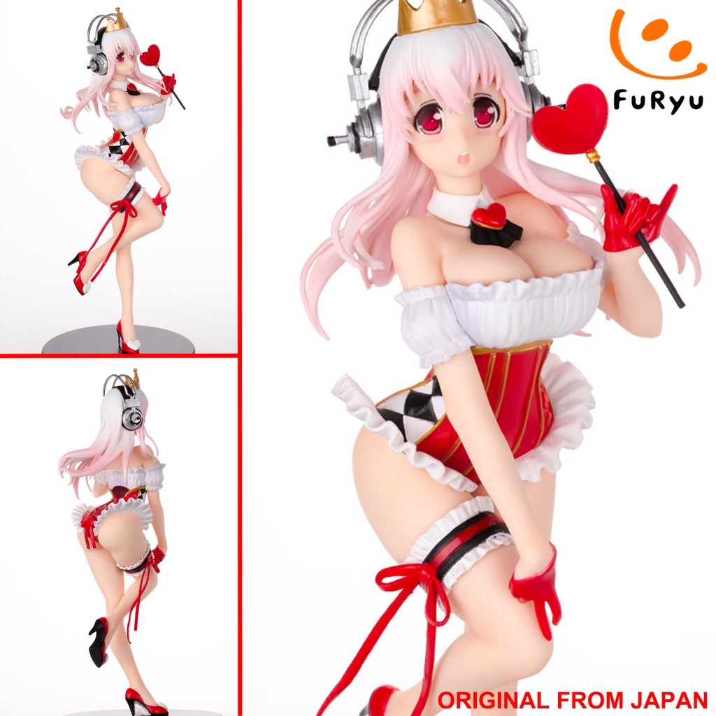 Model Figure งานแท้ Original ฟิกเกอร์ FuRyu Super Sonico Chan ซูเปอร์ โซนิโกะ จัง Fairy Tail Special