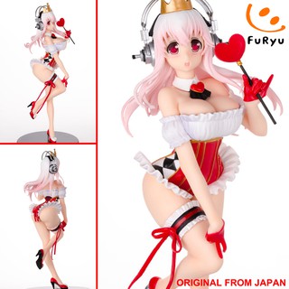 Model Figure งานแท้ Original ฟิกเกอร์ FuRyu Super Sonico Chan ซูเปอร์ โซนิโกะ จัง Fairy Tail Special Queen of hearts