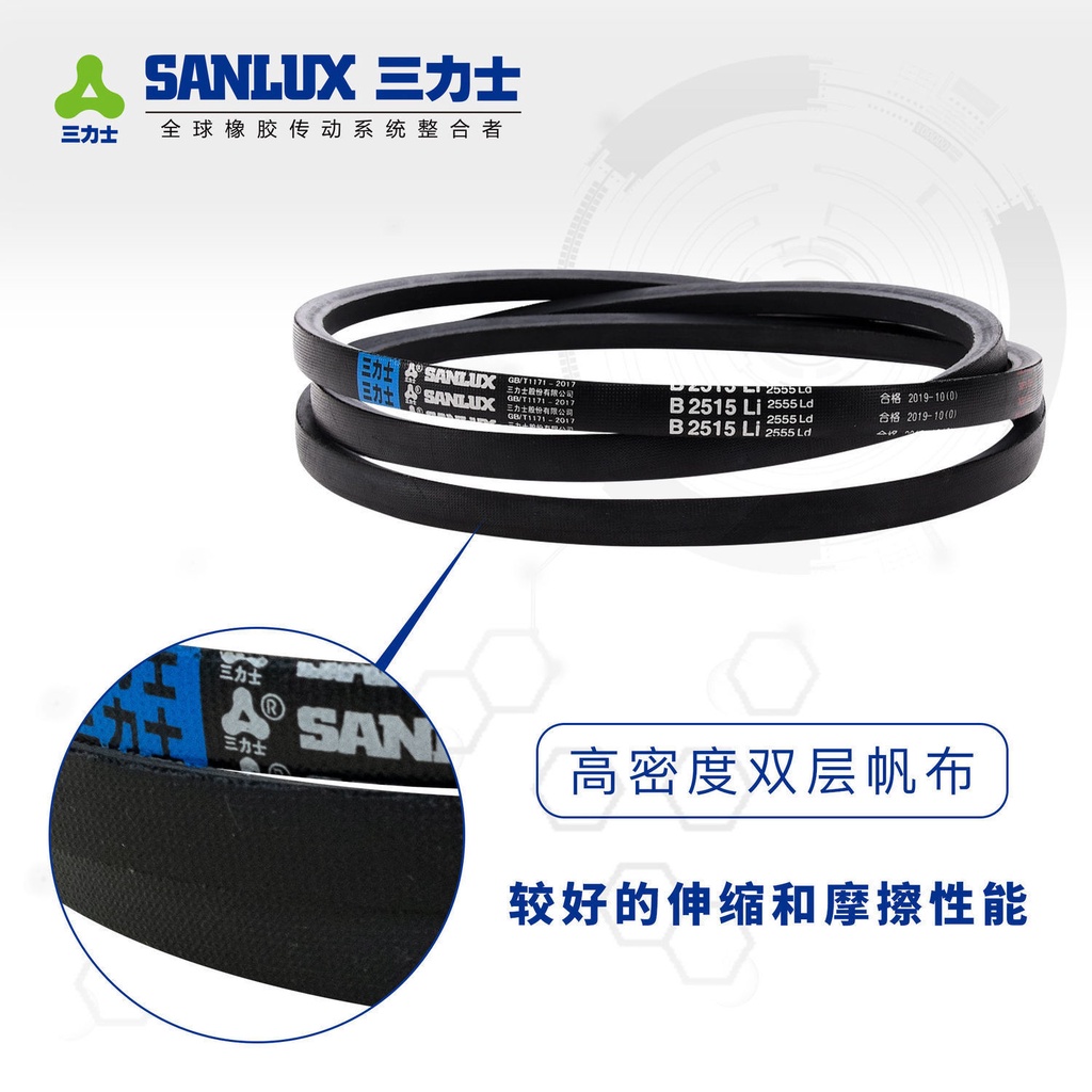 สายพานเครื่องซักผ้า สายพานสามเหลี่ยม Sanlux Daquan Z-type รูปที่ 3