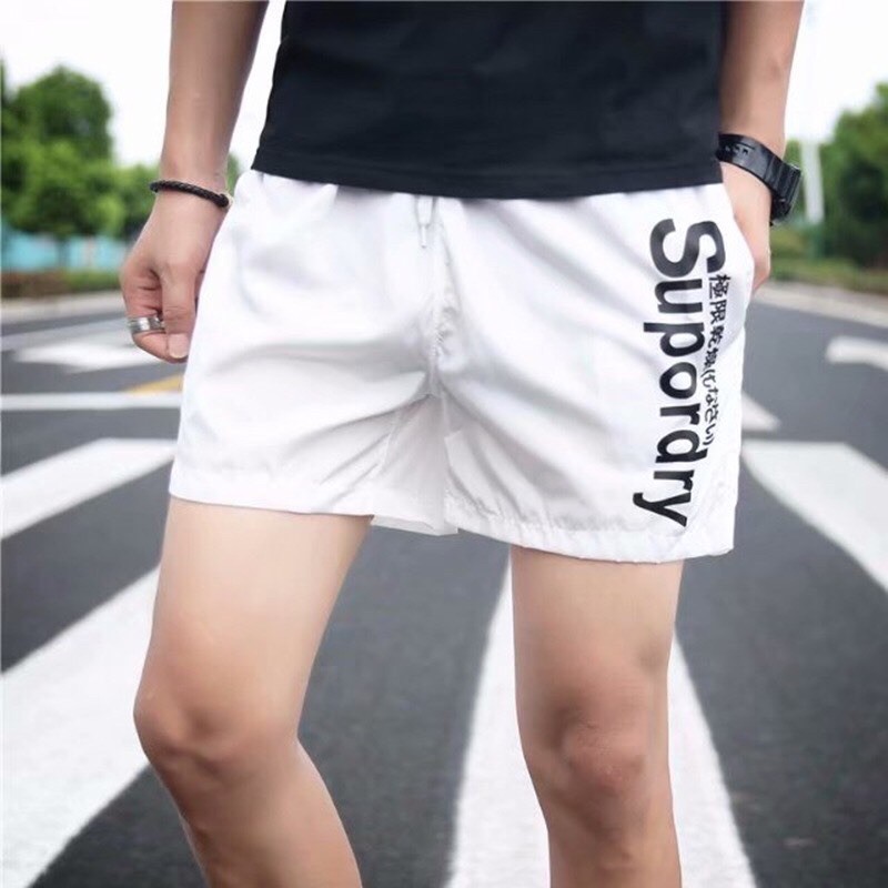 กางเกงขาสั้นผู้ชาย  กางเกงขาสั้นกีฬา ออกกำลังกาย มีกระเป๋าใส่ของ ใส่เย็นใส่สบายแห้งไว