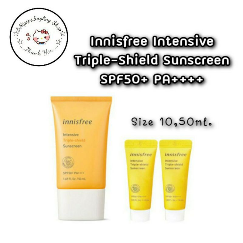 innisfree sunscreen intensive triple care