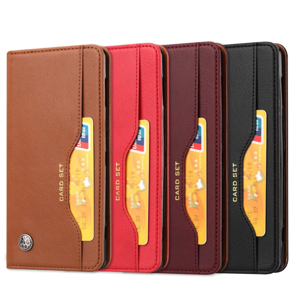 เคสหนัง Xperia XZ2 Card Set Leather Flip Stand Case