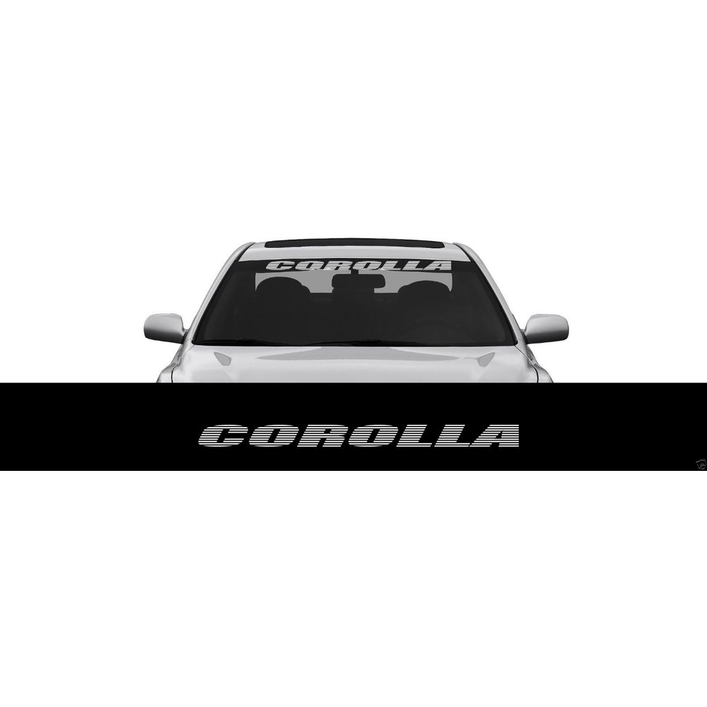 Corolla Toyota Front Windshield Banner Window Decal Sticker trd