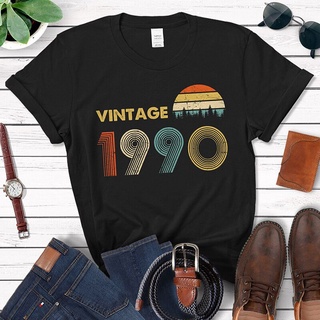 เสื้อยืด ลาย 1990 32Nd 90S สไตล์วินเทจ เรโทร คลาสสิก ของขวัญวันเกิด สําหรับคุณยาย คุณพ่อ คุณแม่ คุณยาย ทุกเพศ 32 ปีS-5XL