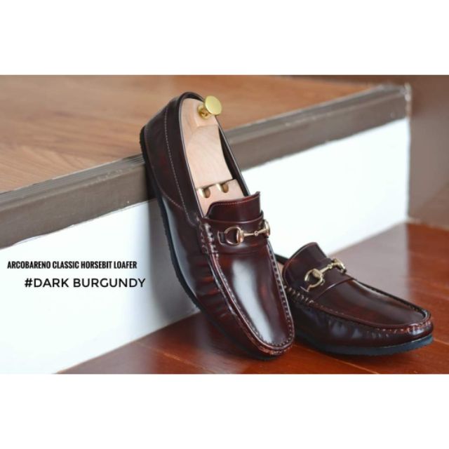 702-3 Arcobareno​ Classic​ Loafer​ Dark Burgundy x Horsebit​
