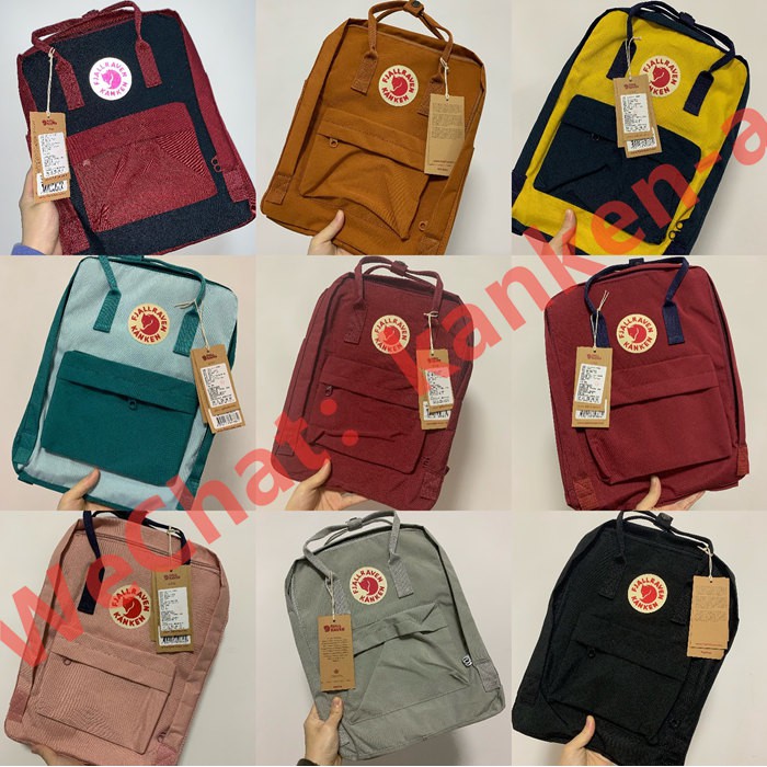 Fjallraven kanken กระเป๋าเป้สะพายหลัง คลาสสิก 16 ลิตร สไตล์เกาหลี