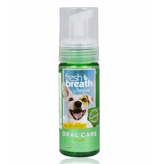 Tropiclean fresh breath Instant Fresh Foam โฟมดับกลิ่นปาก สำหรับสุนัข 133ml