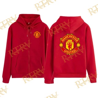 เสื้อแจ็กเก็ตกันหนาว ลาย Manchester United MU สําหรับเด็ก