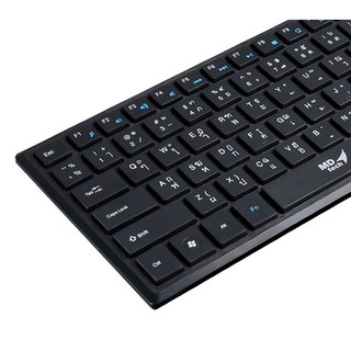 💕🎉USB Keyboard Mini MD-TECH (KB-210M) Black คีย์บอร์อด มินิ แบบสั้น💕🎉