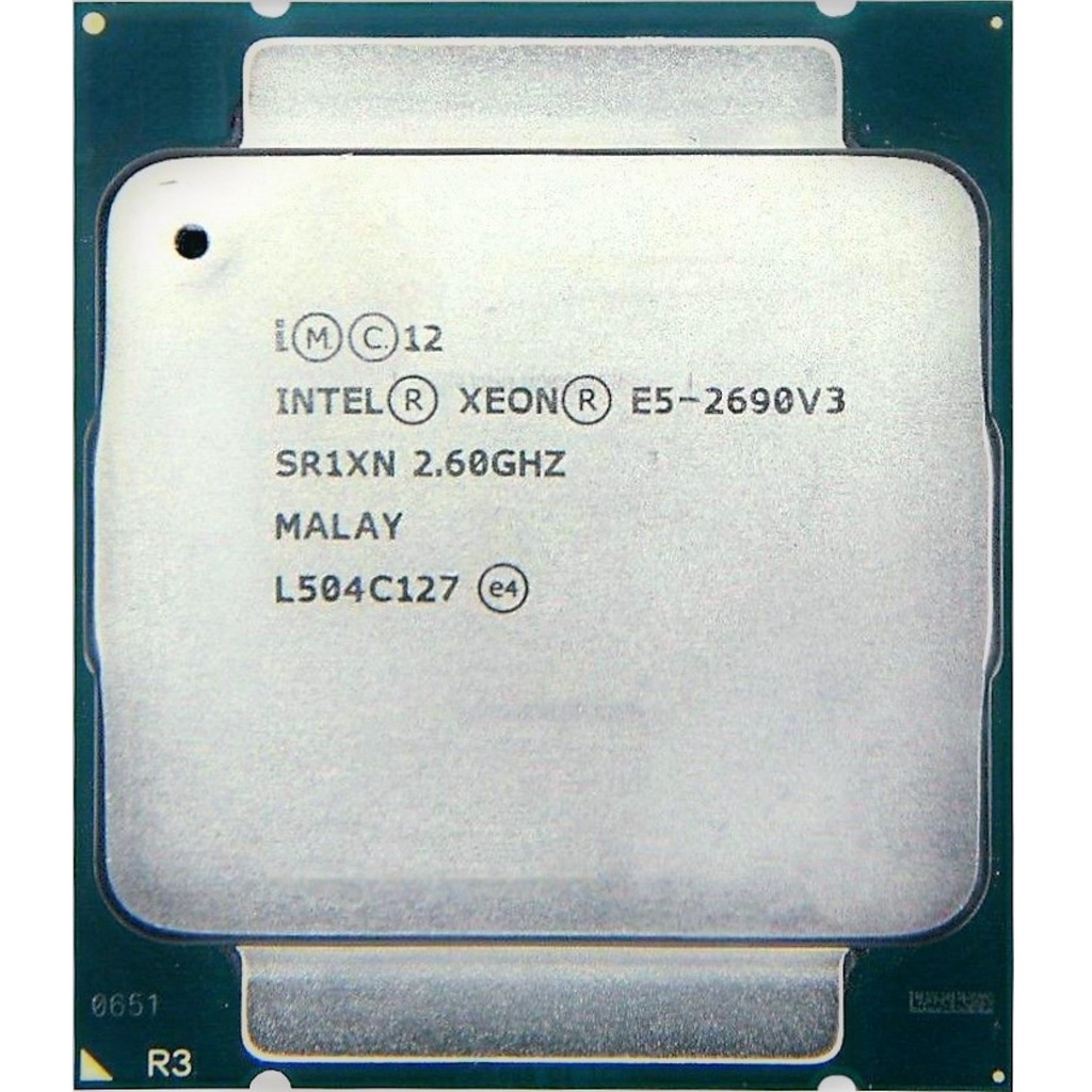 โปรเซสเซอร์ Intel Xeon E5-2690-V3 2.6 GHz 12-Cores 24 ด้าย LGA 2011-3
