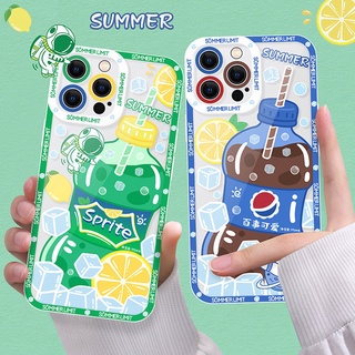 เคสโทรศัพท์มือถือแบบนิ่ม TPU ใส ลายดวงตานางฟ้า ฤดูร้อน สําหรับ iPhone 12 Pro Max Case 14 13 Mini 11 XS XR X 8 7 Plus 6S 6 SE