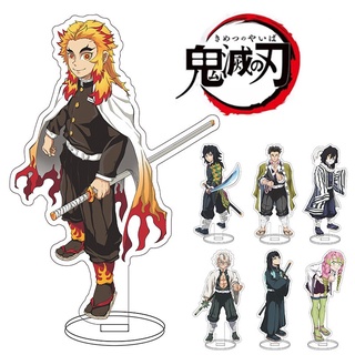 Demon Slayer Kimetsu No Yaiba Anime Stand 16cm Double-sided Acrylic Decoration Character Rengoku Stand