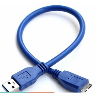 Cable USB 3.0 to Micro USB for harddisk สายยาว 30ซม สายใหญ่