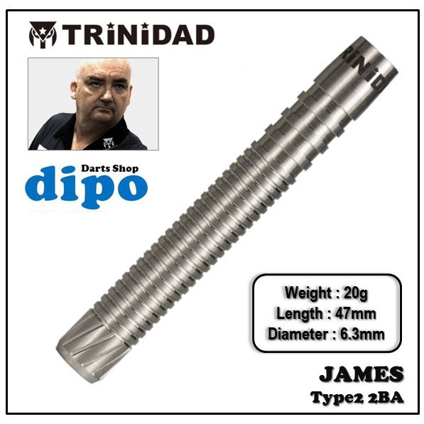 ลูกดอก TRiNiDAD Soft - JAMES Type2 ( รุ่นลายเซ็น James Baileys )