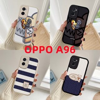 เคส OPPO A96 เคสโทรศัพท์ซิลิโคนกันกระแทก หมีรุนแรง KLQ