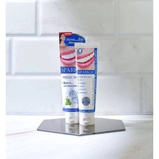 SPARKLE ยาสีฟัน สปาร์คเคิล ไวท์ สูตร WHITE TOOTHPASTE 100 G SK0049 ฟันขาว..ลมหายใจหอมสดชื่น