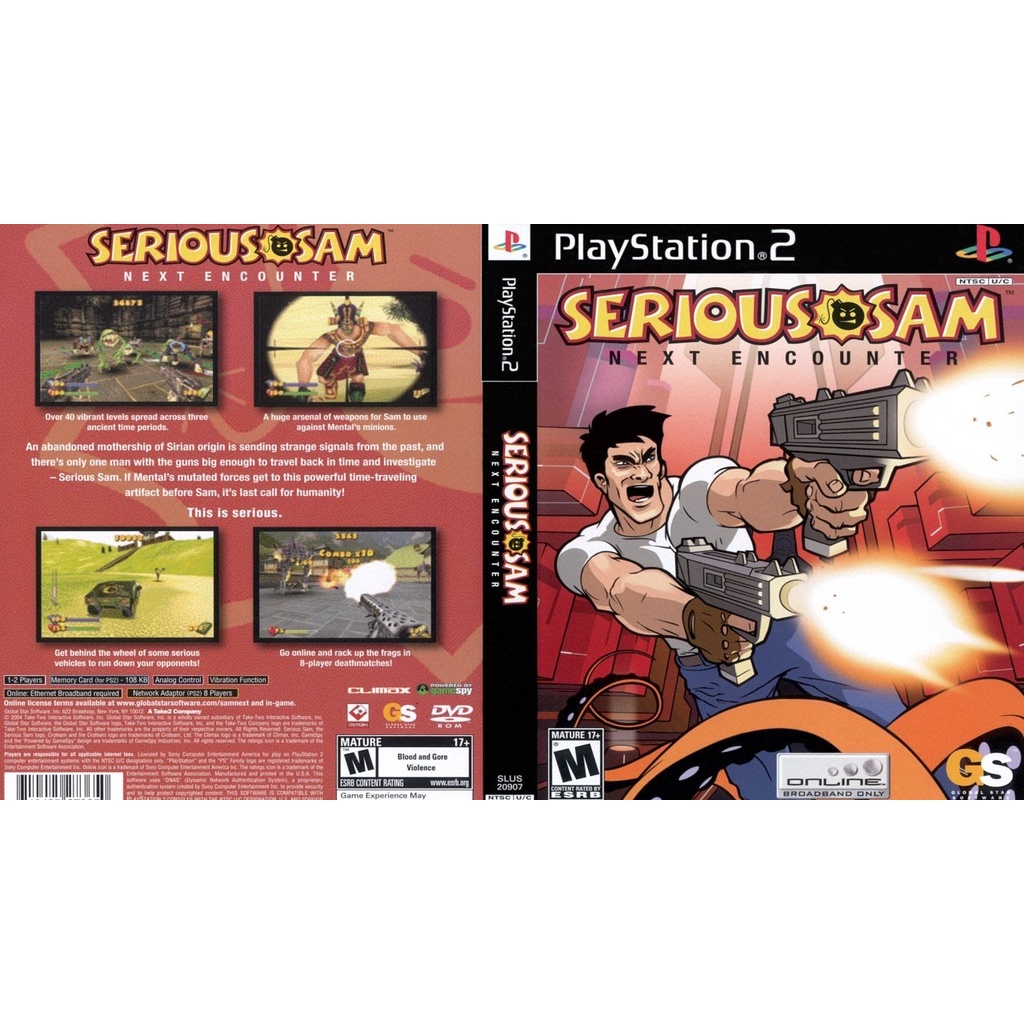 แผ่นเกมส์ PS2 Serious Sam Next Encounter   คุณภาพ ส่งไว (DVD)