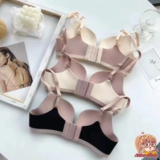 เสื้อชั้นใน Soft Bra เวอร์ชั่นเกาหลีใหม่ของชุดชั้นในไร้รอยต่อ สีสันเรียบหรู E27