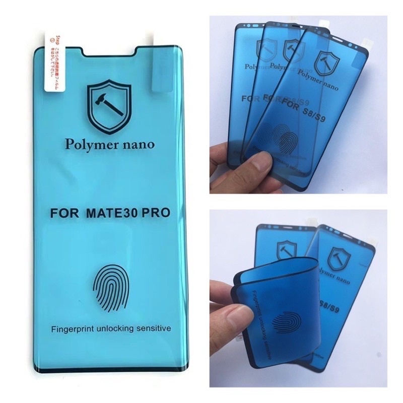 ฟิล์มเต็มจอ polymer nano ฟิล์มSamsungS21 S21+ S21Ultra S22 S22+ S22Ultra/S23/S23Plus/S23Ultra / Note20 Note20Ultra ฟิ