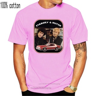 เสื้อยืด ลาย starsky&amp; hutch 1975 สไตล์ย้อนยุคS-5XL