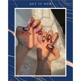PopSugarNail เล็บปลอมเล็บปลอมสำเร็จรูป งานเจล 100% งานดีไซน์